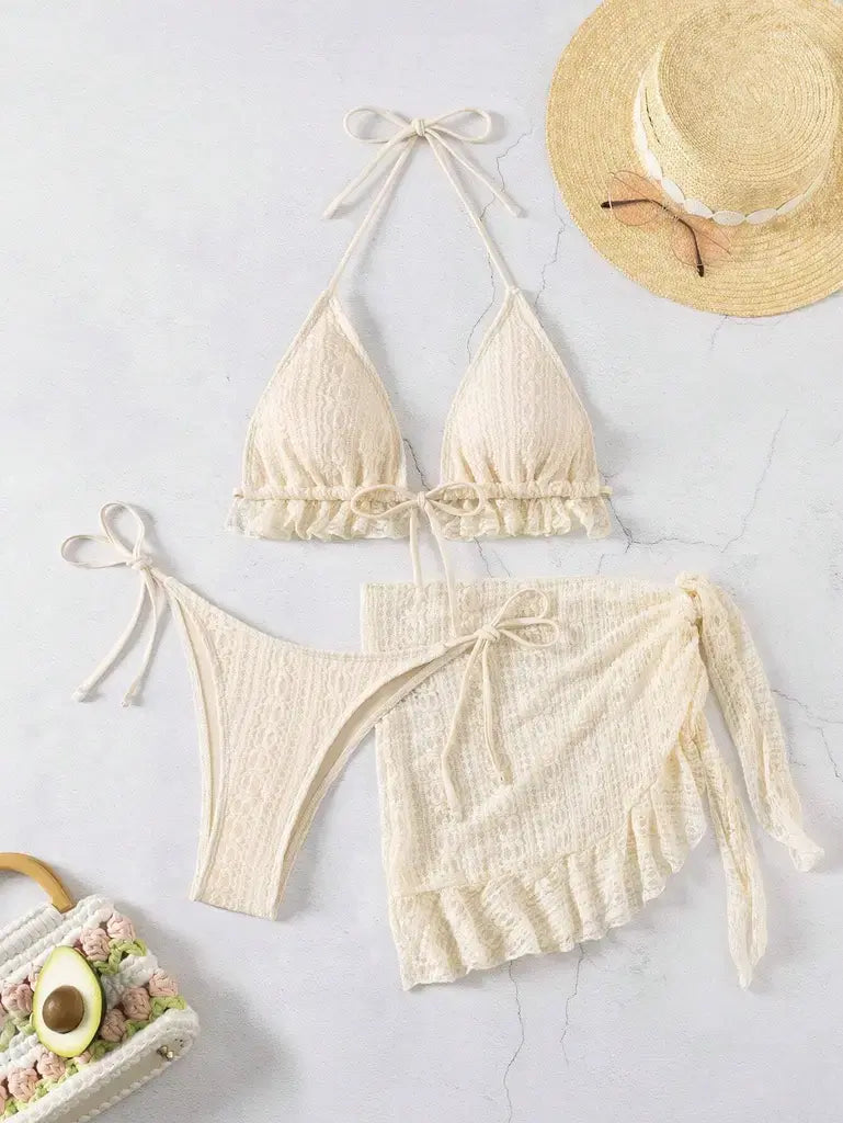 Conjunto de Biquíni Bege