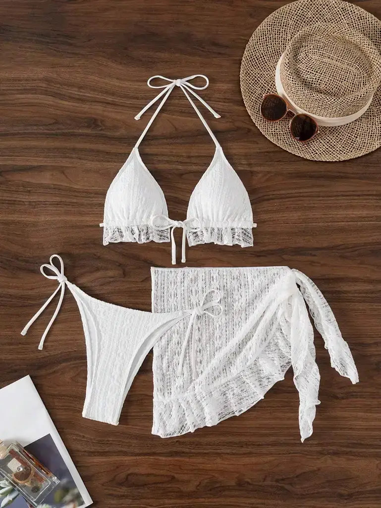 Conjunto de Biquíni Branco