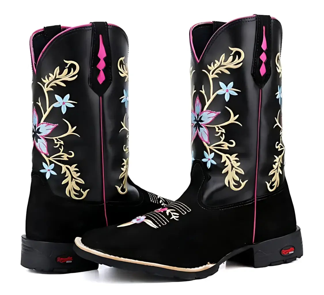 Bota-Cano-Médio-Texana-Country-Feminina