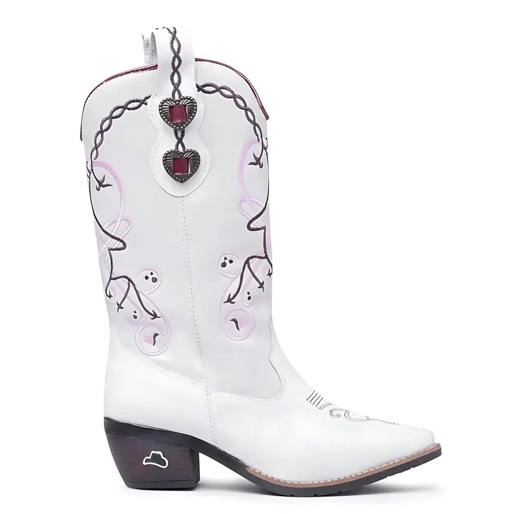 Bota-Cano-Longo-Branca-Feminina-Cowboy