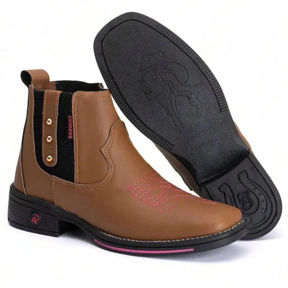 Botina-Feminina-Country-Marrom-Texana-Cano-Curto-em-Couro-Chelsea_001-Scavanni