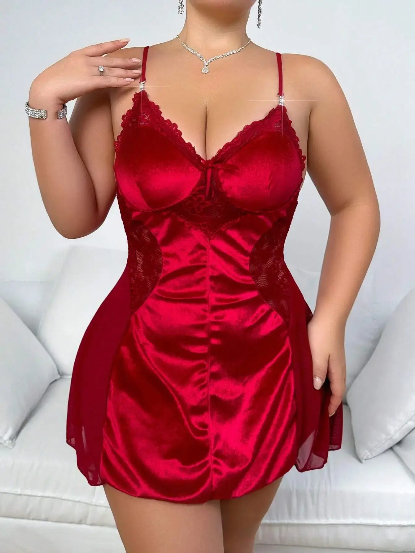 Camisola Plus Size Vermelha