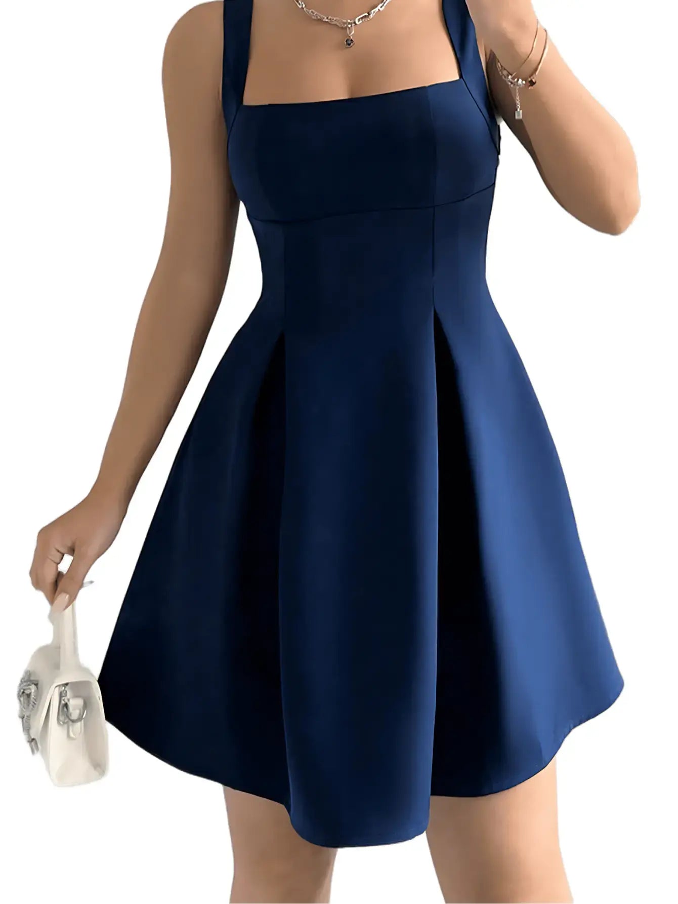 Vestido Azul Marinho Curto