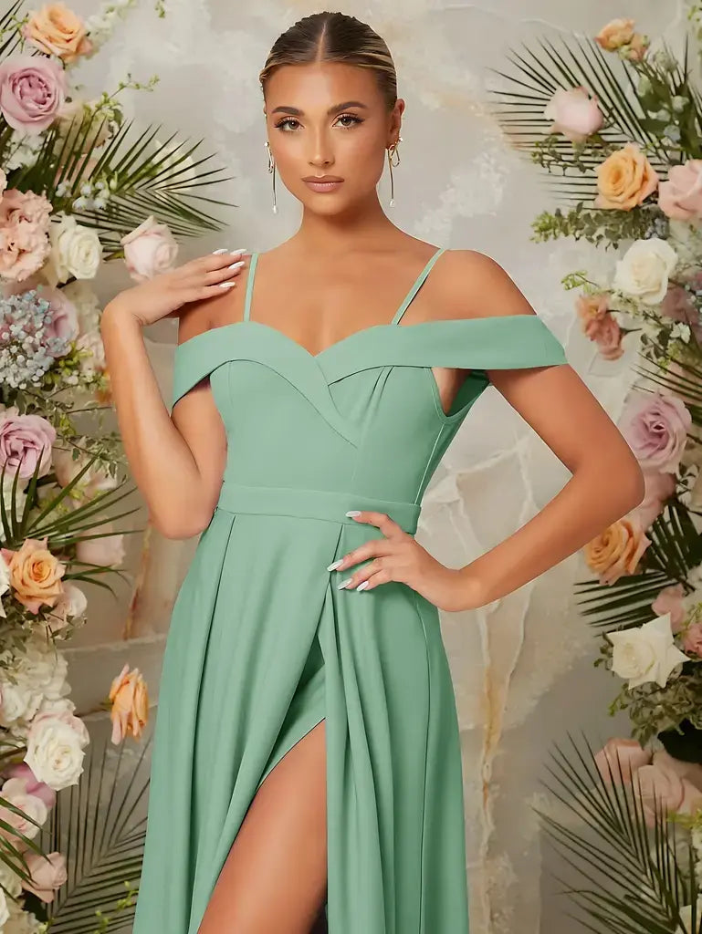 Vestido Longo Com Fenda