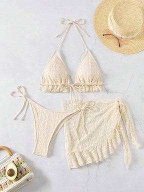 Conjunto de Biquíni Bege