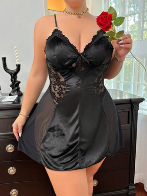 Babydoll Plus Size Preta