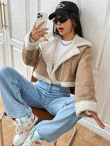 Jaqueta-Bomber-Feminina-de-Couro-Peluciada-Marrom-010